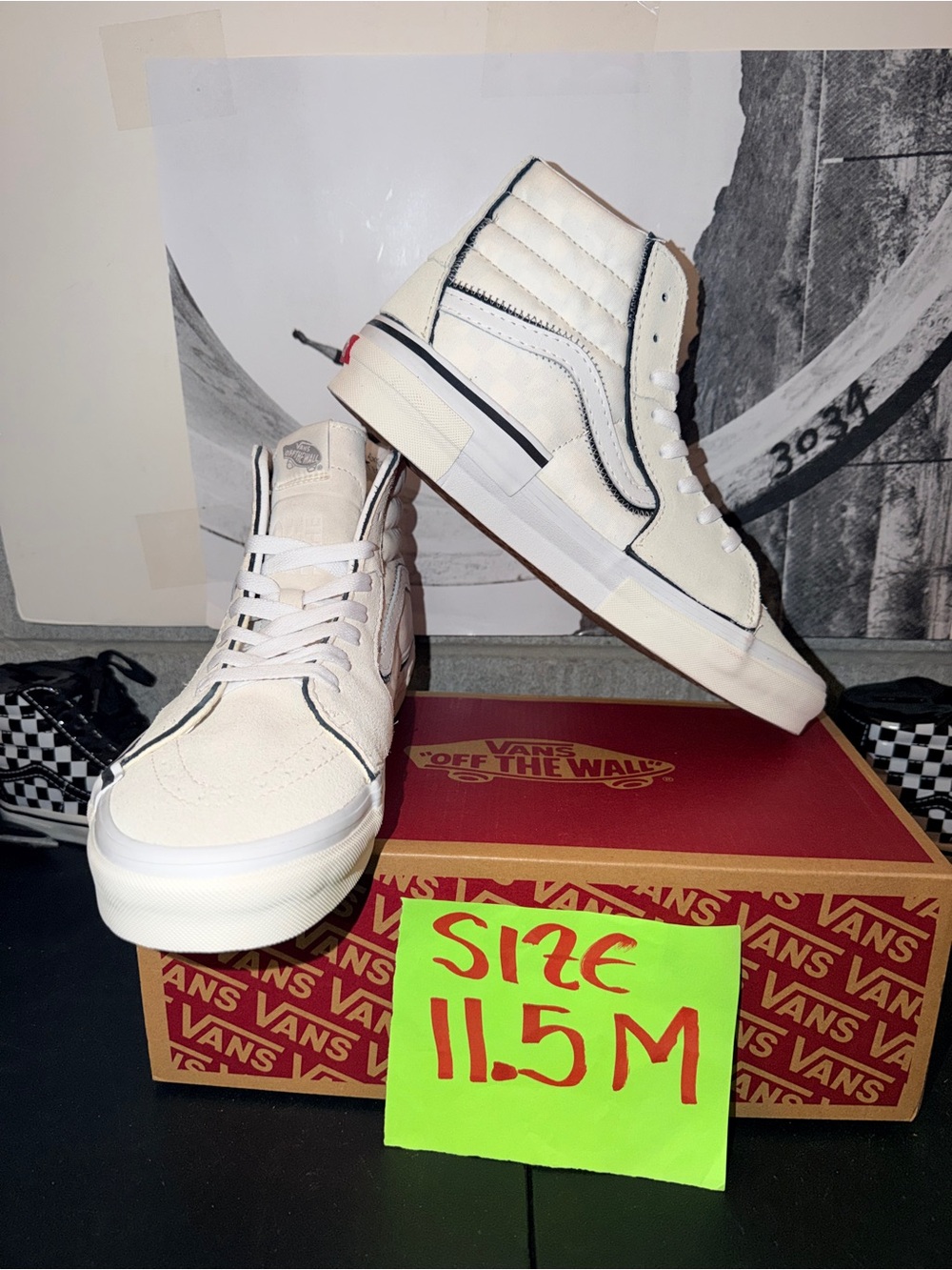 Vans Sk8-Hi Reconstructed sz 11.5 Men’s 13.0 Woman